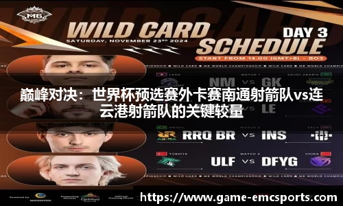 巅峰对决：世界杯预选赛外卡赛南通射箭队vs连云港射箭队的关键较量